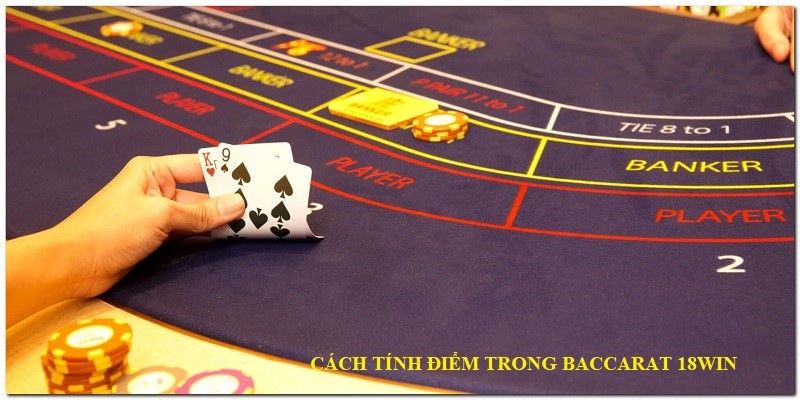 Tính điểm để tìm ra kết quả của Baccarat