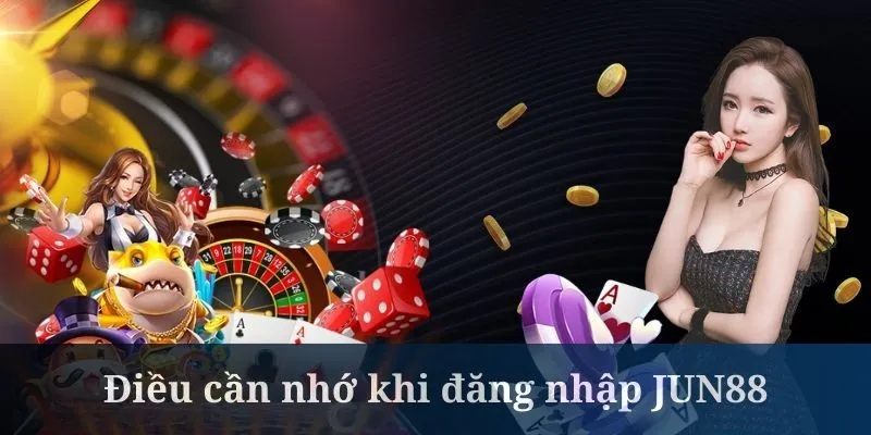 Đăng nhập Jun88 cần lưu ý vài điều quan trọng